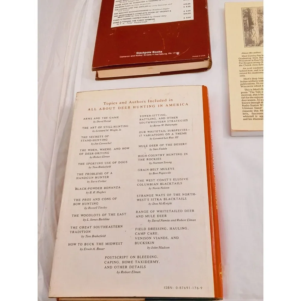 Deer Hunting Lot of 5 - Fish and‎ Hunt the Backcountry 1978 First Edition & More